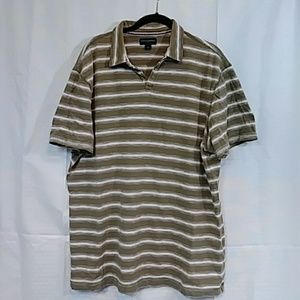 Banana Republic Striped Polo Adult XL